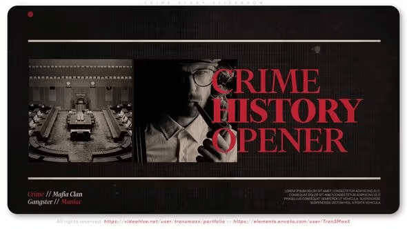 Videohive - Crime Story Slideshow 51182895