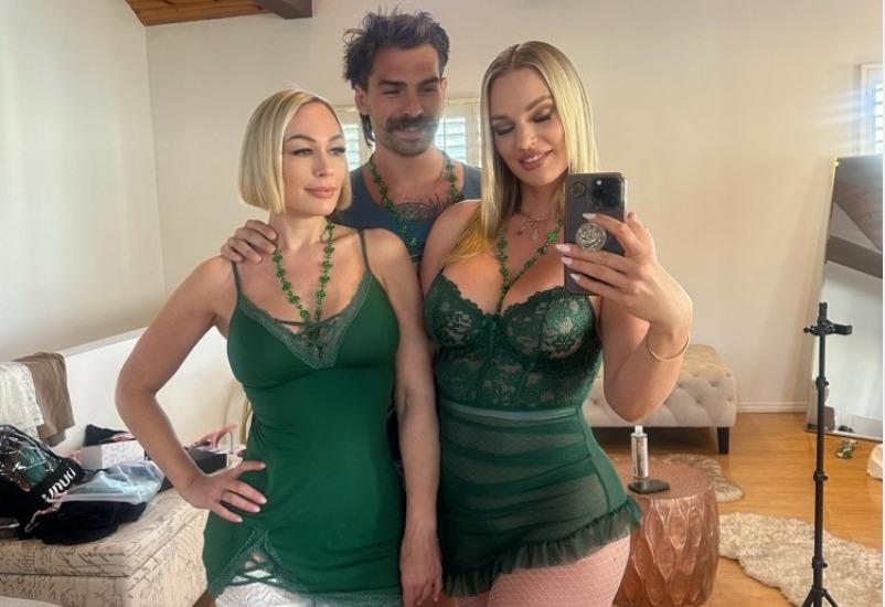 OnlyFans – Mellanie Monroe And Rachael Cavalli Threesome With TheFleshMechanic St Pattys Day (2025) 1080p