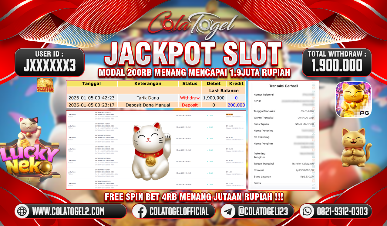 JACKPOT SLOT GACORR!!