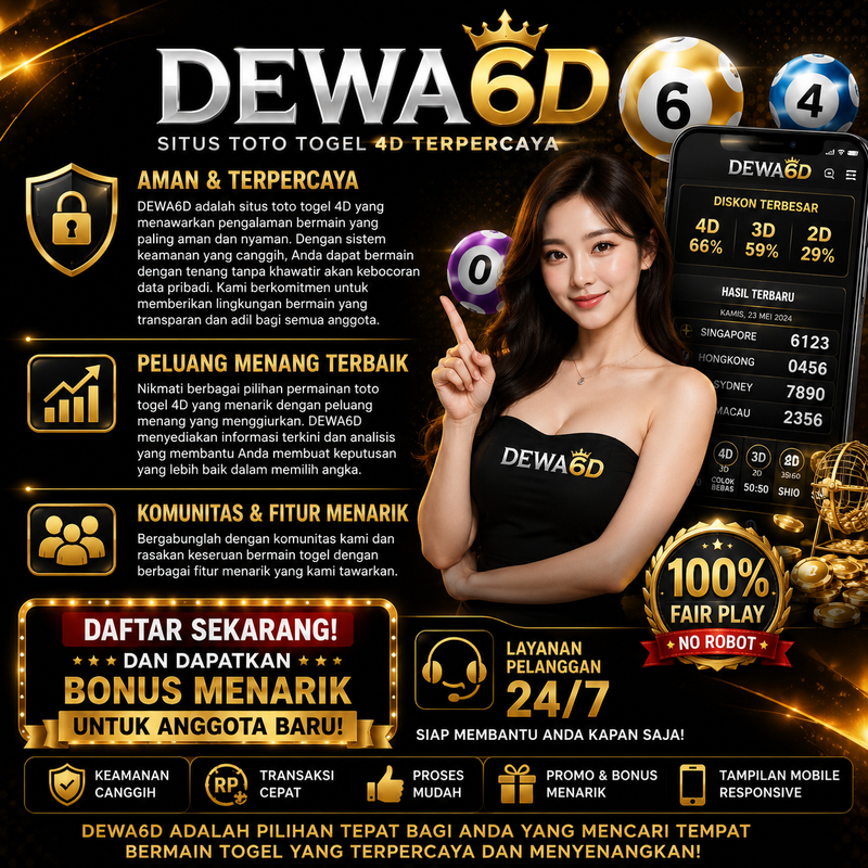 INFORMASI SEPUTAR SITUS DEWA6D LOGIN GAMES ONLINE PENUH BERKAH