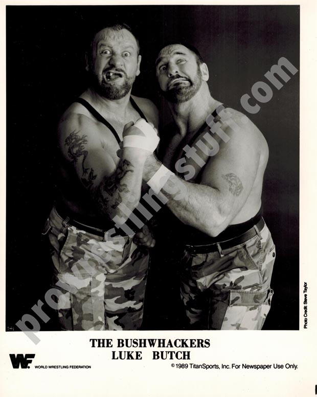 The Bushwackers WWF 8x10 promo photo