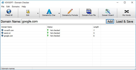 VovSoft Domain Checker 5.5