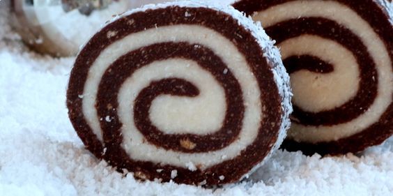 Schoko-Kokos-Roulade Schoko-Kokos-Roulade