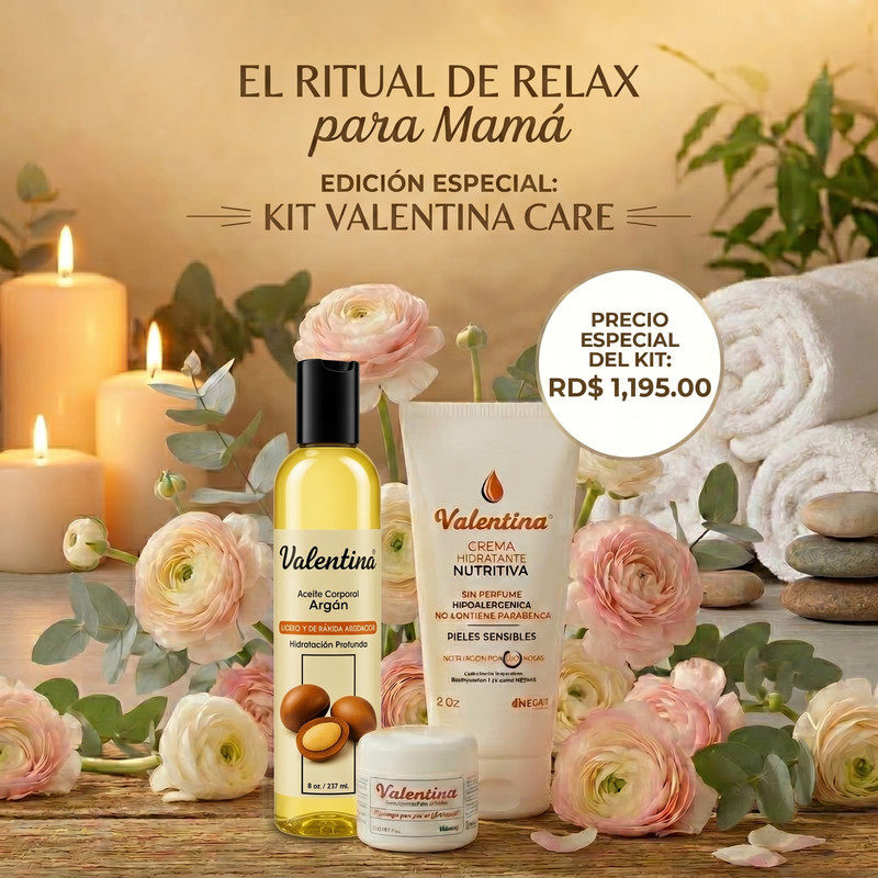 Valentina Kit Relax Mamá con Aceite de Argán