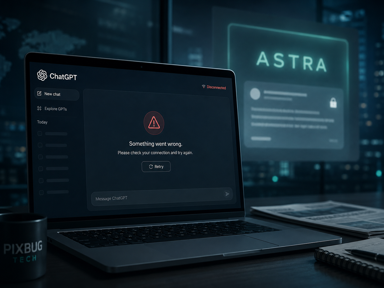 ChatGPT fica instável enquanto expectativa pelo Astra dispara mas não há evidência de ligação entre os eventos