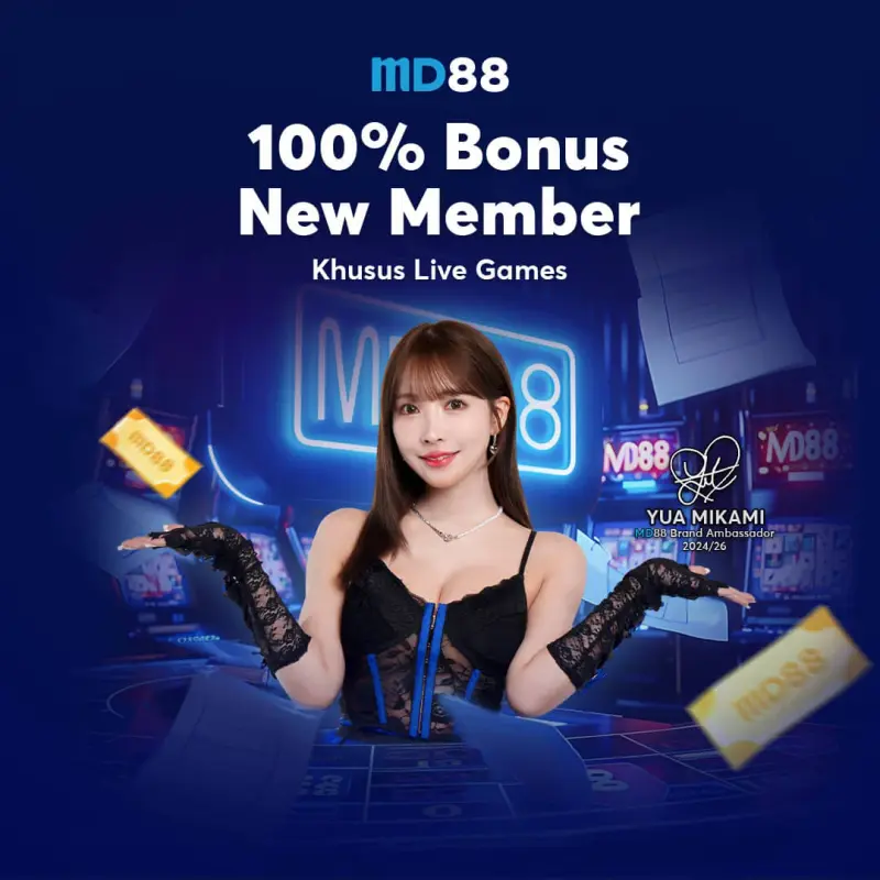 LIVE CASINO 100% WELCOME BONUS##Coba peruntungan pertamamu bersama kami dengan promosi 100% ini!