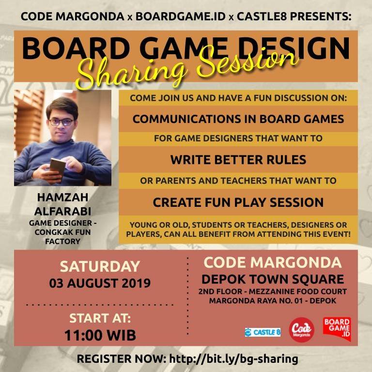 Poster cara komunikasi board game