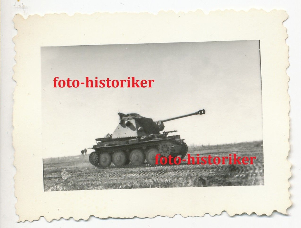 Panzer Sebstfahrlafette Pz Jäger Marder II im Feld Aufbau Geschü