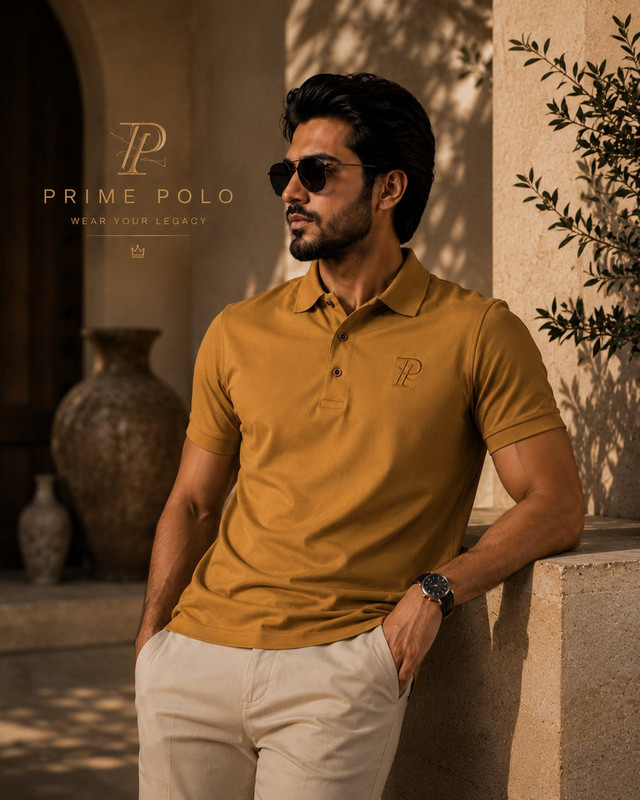 Prime Polo — Signature Embroidered Cotton Polo | Wear Your Legacy thumbnail 6