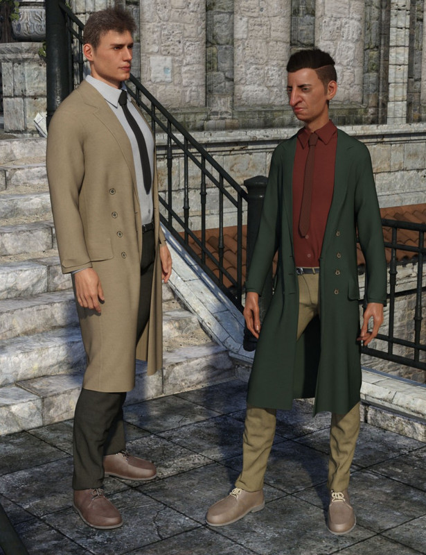 trench coat outfit for genesis 8 males 00 main daz3d