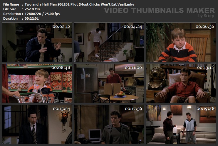 Two and a Half Men S01E01 Pilot (Most Chicks Won't Eat Veal).mkv