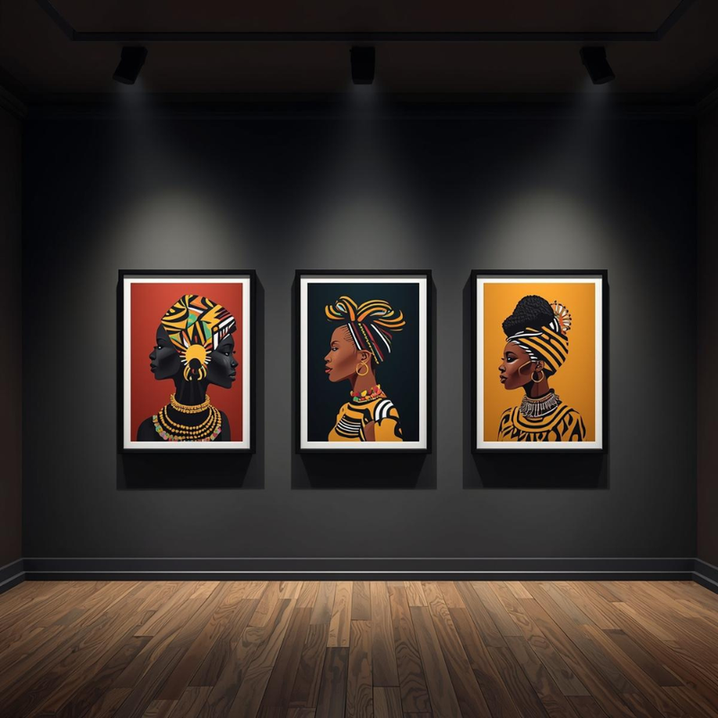 Framed African Arts