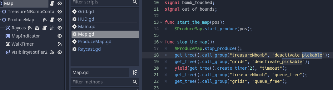 Map Code and uses of deactivatinge input_pickable.