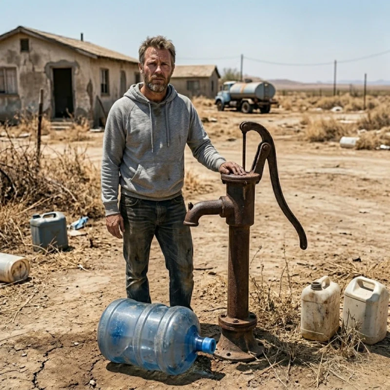 Falta de agua potable