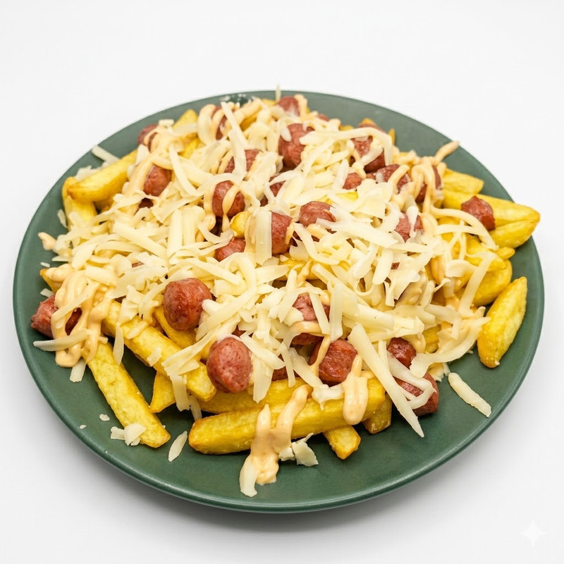 Ración De Salchipapas