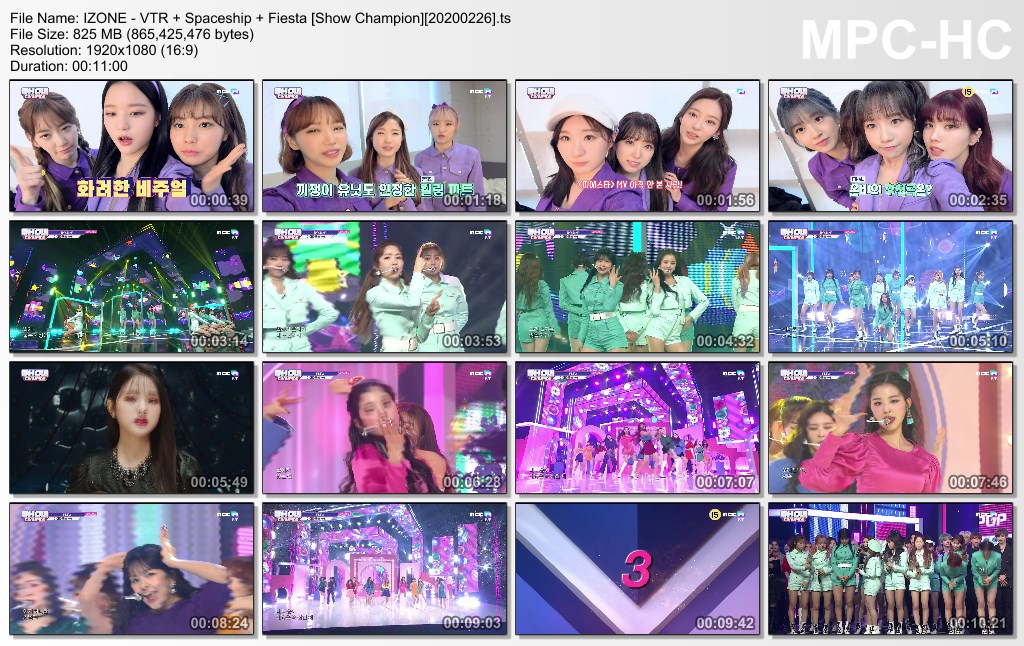 IZONE - VTR   Spaceship   Fiesta [Show Champion][20200226].ts_th