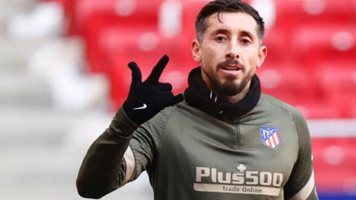 Héctor Herrera del Atlético de Madrid se recupera del COVID-19