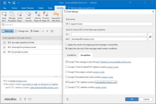 AbleBits Add-ins Collection for Outlook 2021.1.619.2158