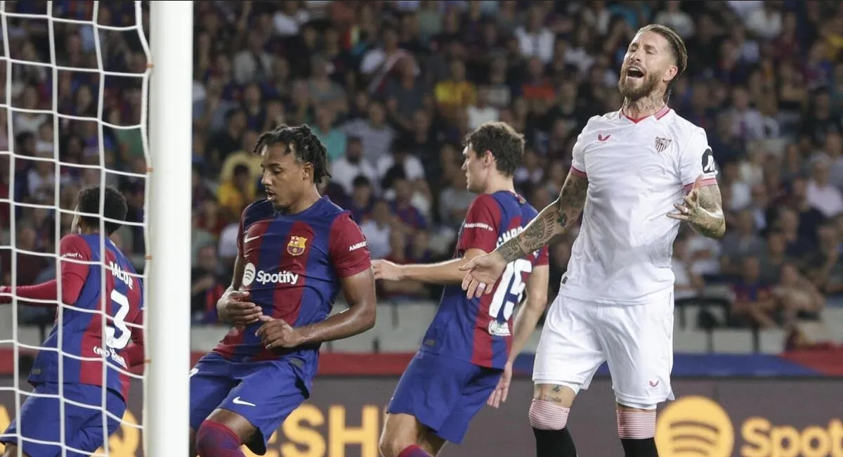 Con autogol de Sergio Ramos, Barcelona se lleva la victoria frente al Sevilla