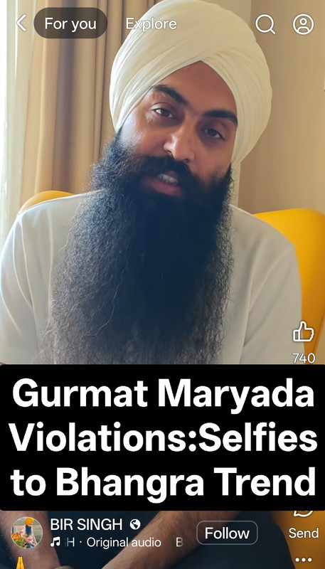 Gurmat Maryada violations: Selfies to bhangra trend Gurmat Maryada violations: Selfies to bhangra trend