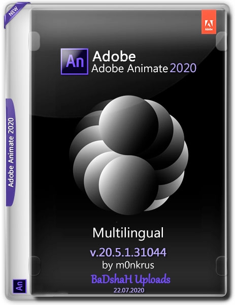 Adobe Animate 2020 v.20.5.1.31044 Multilingual by m0nkrus (2020)