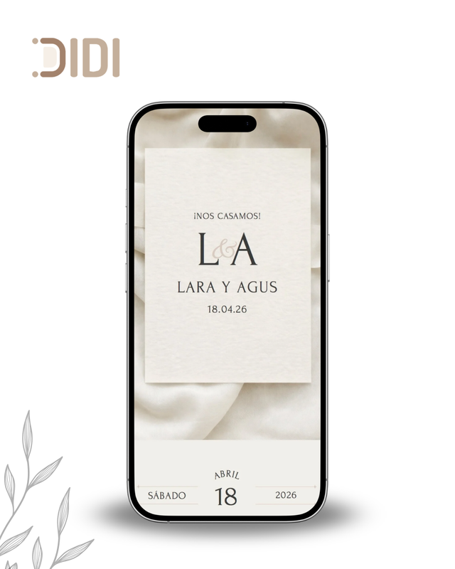 Invitaci&oacute;n XV Eucalipto y Dorado