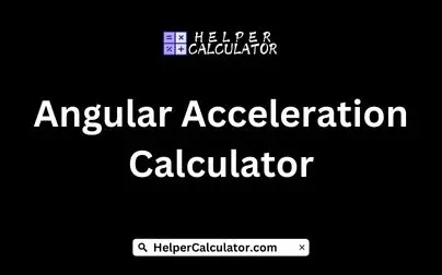 Angular Acceleration Calculator