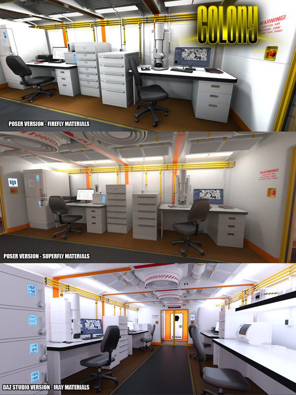 Colony Lab for Poser and DS