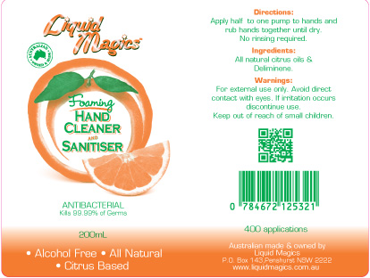 Foaming-Hand-Cleaner-Label