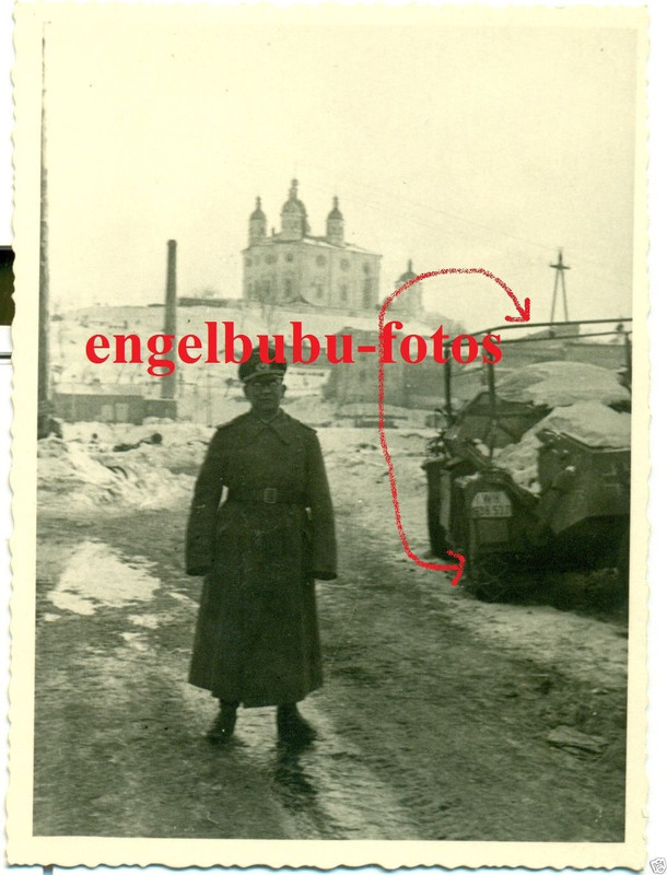 SPÄHWAGEN - Sd.Kfz mit WH-638537   Seltene Anten