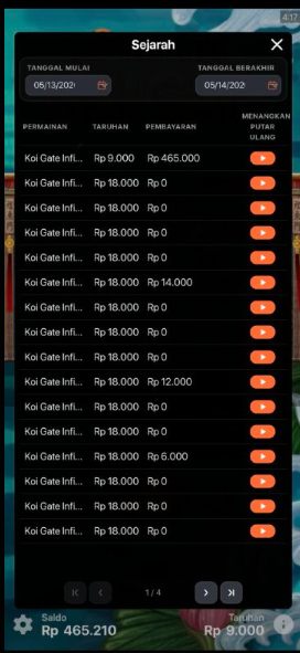 bill history utama