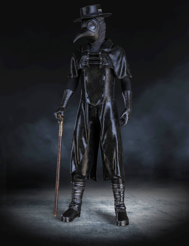 Halloween Plague Doctor Outfit for Genesis 8 and 8.1 Males Halloween Plague Doctor Outfit for Genesis 8 and 8.1 Males