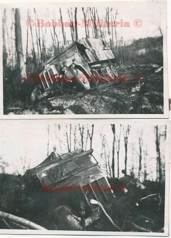 Belgien Bastogne 1944 schw.Halbkette SdKfz super camo für Ardennenoffensive3