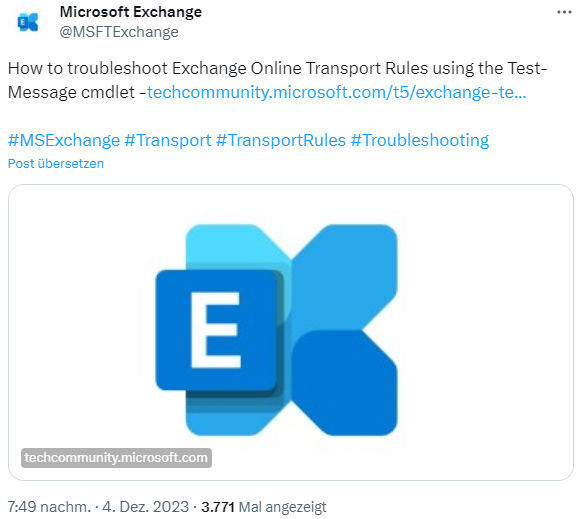 Troubleshooting Exchange Online Transport Rules