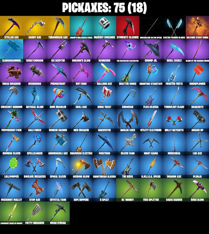 pickaxes comp