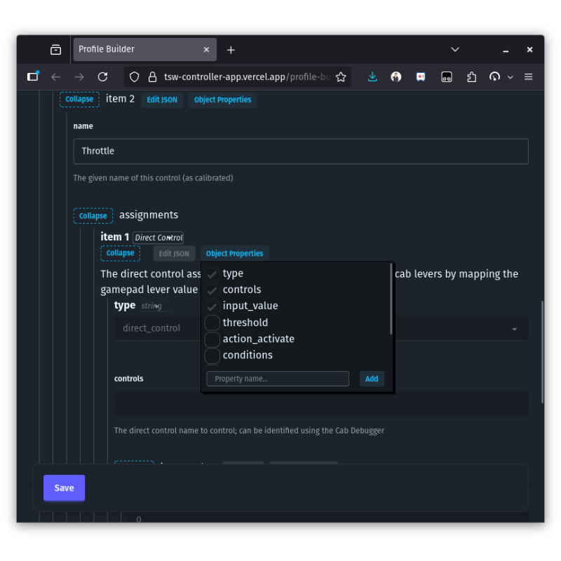 Direct Control Assignment