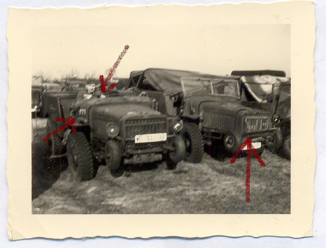 Foto Beute Lkw LAFFLY Divisionszeichen und große