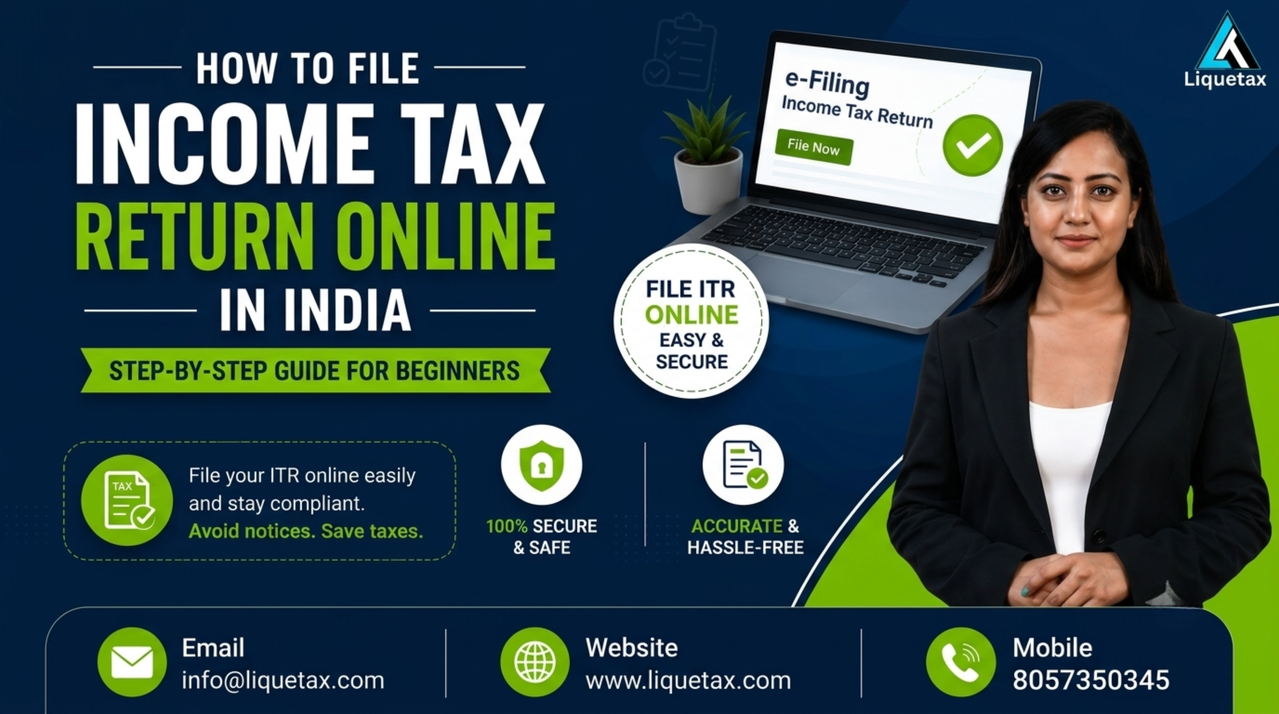How to file ITR online step by step guide for beginners