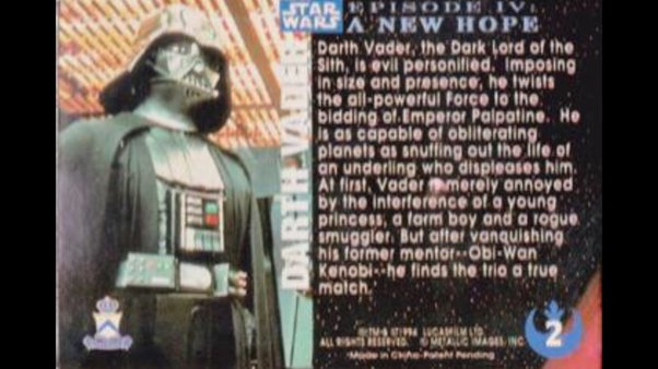 Compared to the Chosen One who could obliterate planets