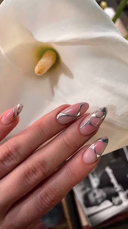Trending chrome and metallic nail art designs for 2026