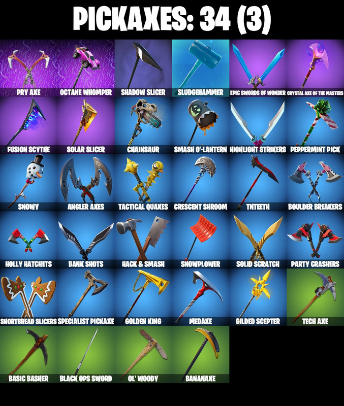 pickaxes comp