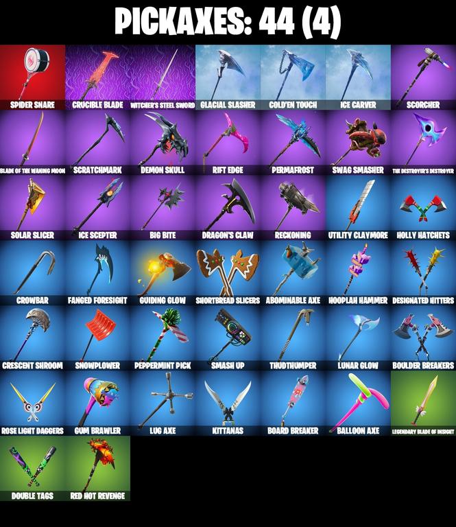 pickaxes comp