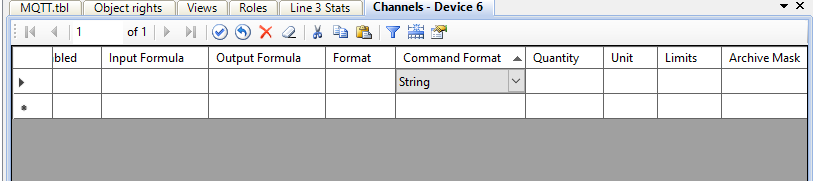 command format