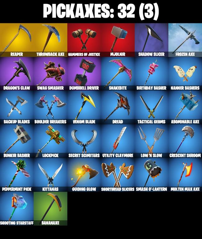 pickaxes comp