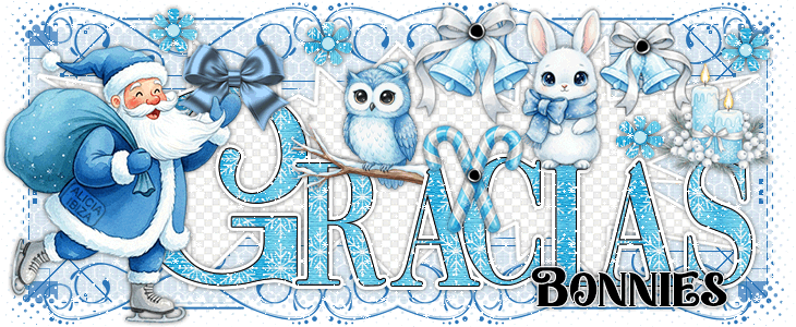 Gracias Whimsical Christmas bonnies