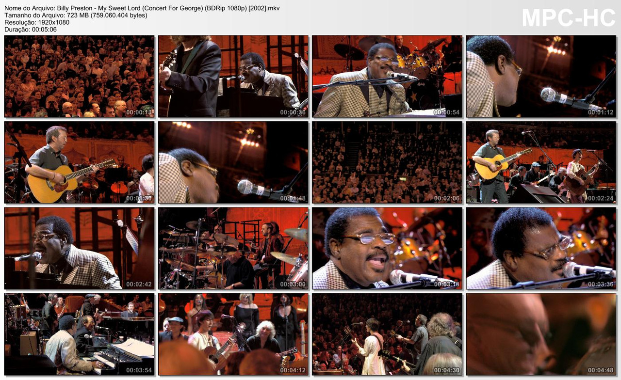 Billy Preston - My Sweet Lord (Concert For George) (BDRip 1080p) [2002]