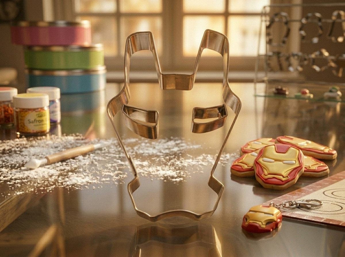 Cortador de galletas  símbolo superhéroe Iron man