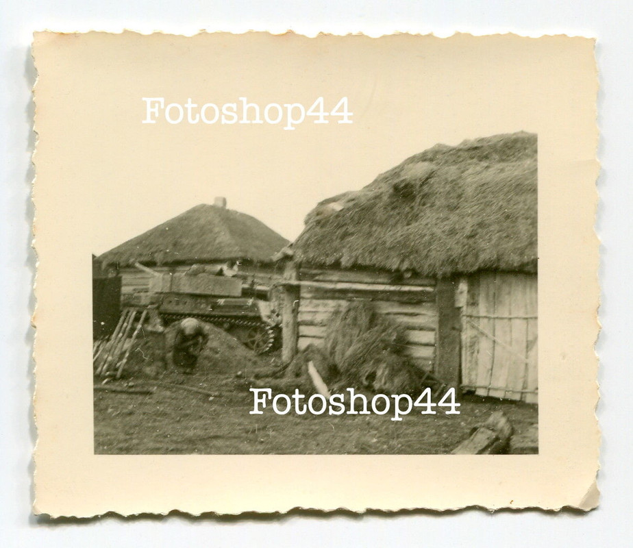 Foto Russland deutscher Panzer 4 Seitenschürzen