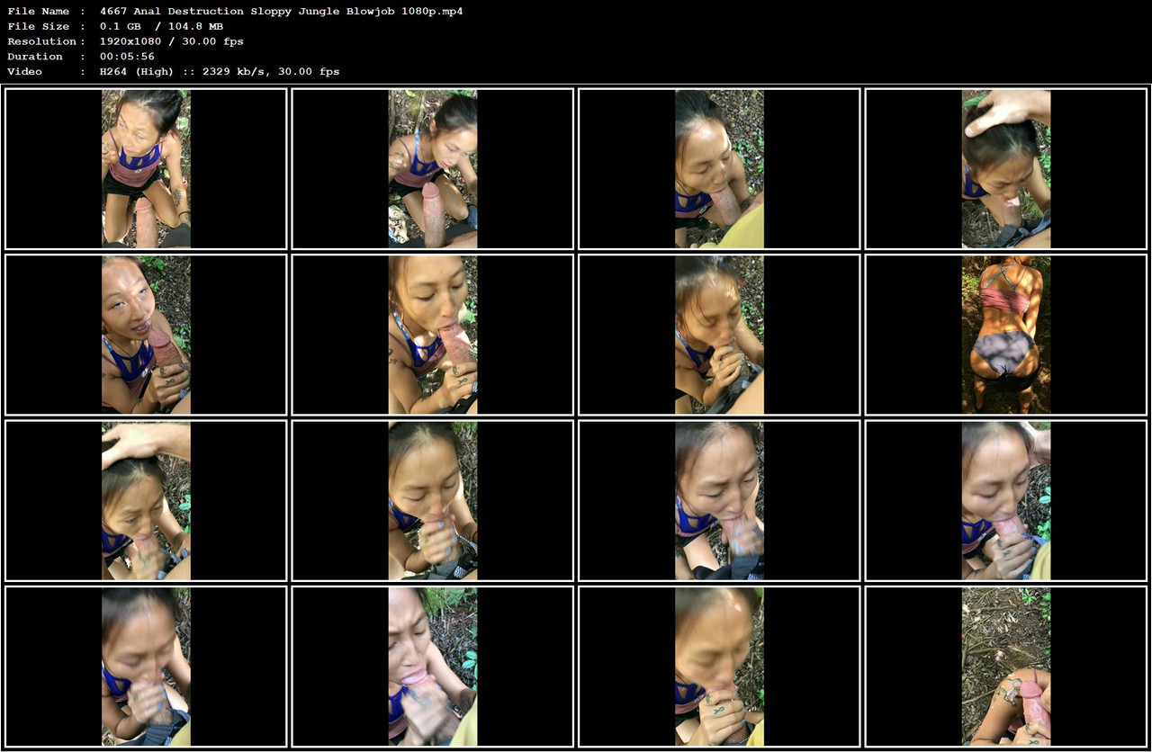 4667 Anal Destruction Sloppy Jungle Blowjob 1080p mp4