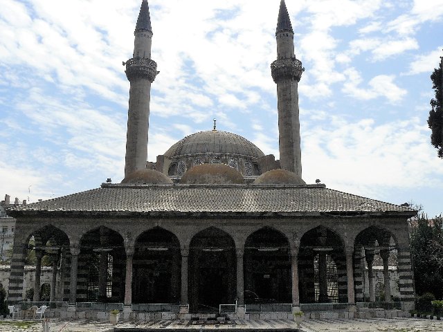 MUSEO ARQUEOLOGIA-CIUDAD VIEJA-GRAN MEZQUITA OMEYA - SIRIA.- CUNA DE CIVILIZACION.-MUSEO AL AIRE LIBRE (2)